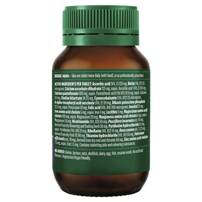 Thompsons B Complex Plus Herbs 60 Viên 