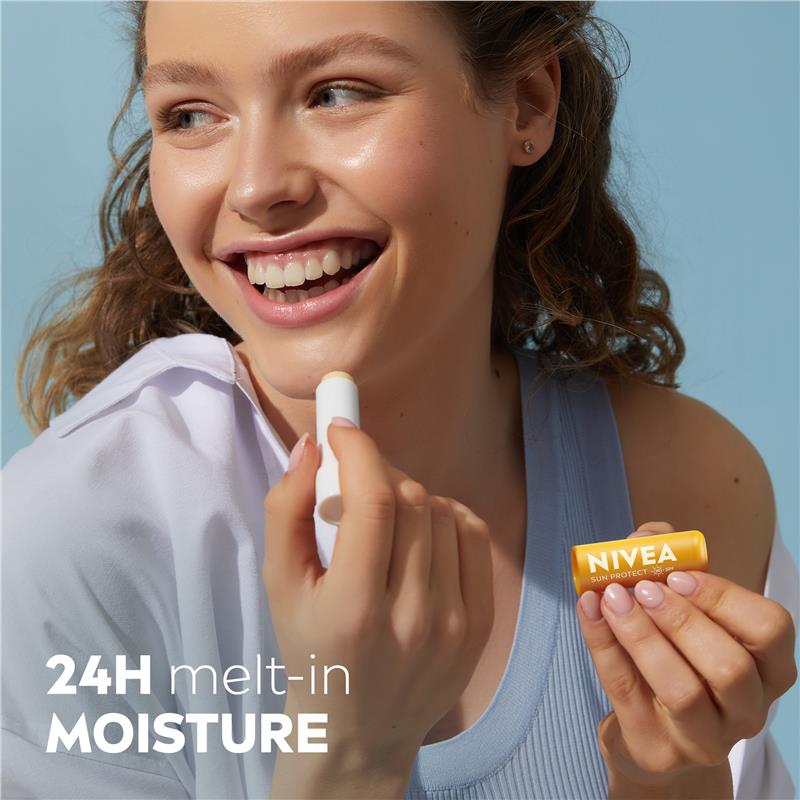 NIVEA Sun Protect Moisturising Lip Balm SPF30 4.8g