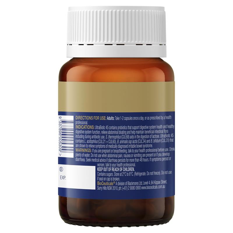 BioCeuticals UltraBiotic 45 30粒素食胶囊 冰箱包装