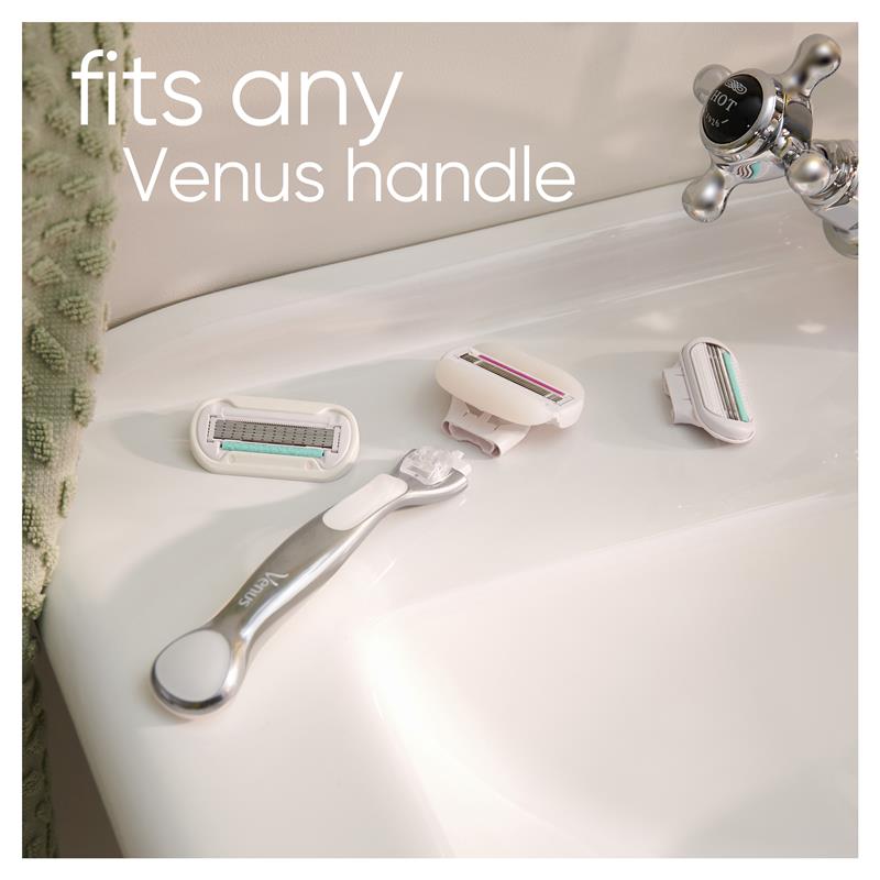 Dao cạo râu Gillette Venus Comfort Glide Sugarberry Platinum + 2 lưỡi dao thay thế 
