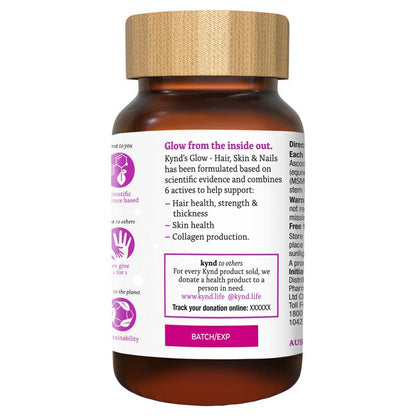 Kynd Glow Hair Skin &amp; Nails 30 Viên 