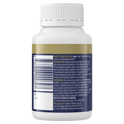 BioCeuticals 偏头痛护理 60 片