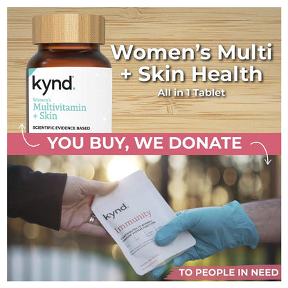 Kynd Womens Multivitamin + Skin 30 Tablets