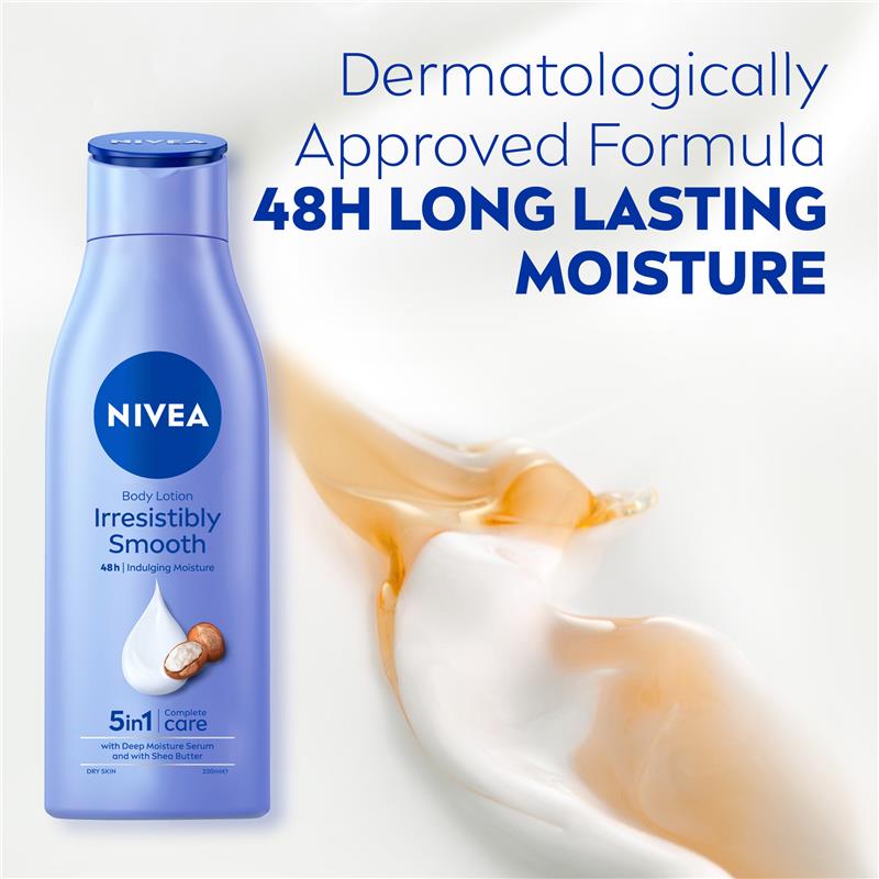妮维雅 (NIVEA) 柔滑身体乳 48 小时保湿霜 250 毫升