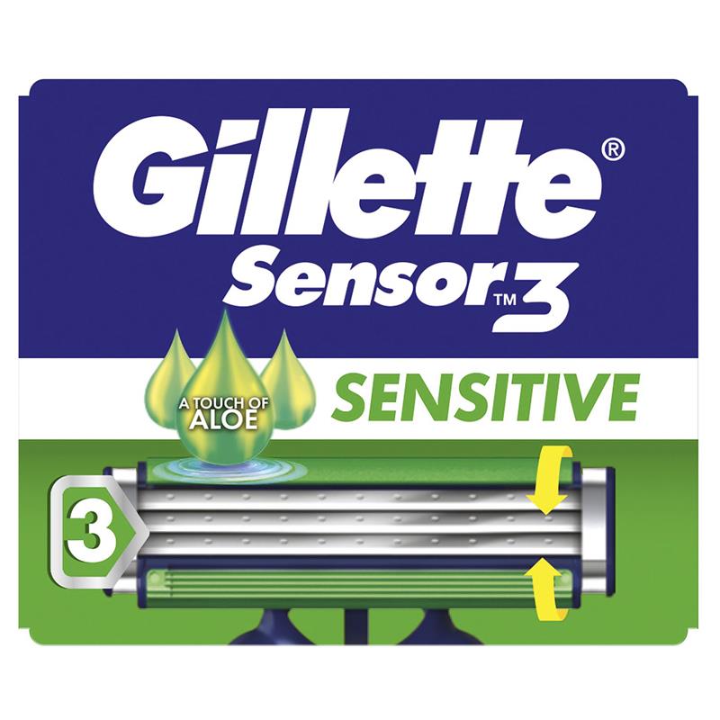 Gillette Sensor 3 Sensitive Disposables Nam Gói 4 