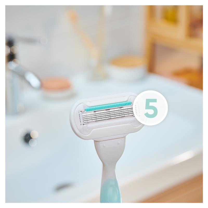 Lưỡi dao cạo Gillette Venus Deluxe Smooth Sensitive 4 gói thay thế 