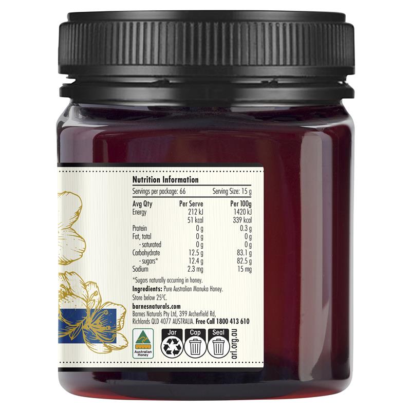 Barnes Naturals 澳大利亚麦卢卡蜂蜜 1kg MGO 550+ 