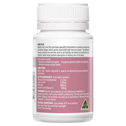 Healthy Care Iron Plus 80 Tablets