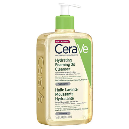 CeraVe 保湿泡沫洁面油 473ml 