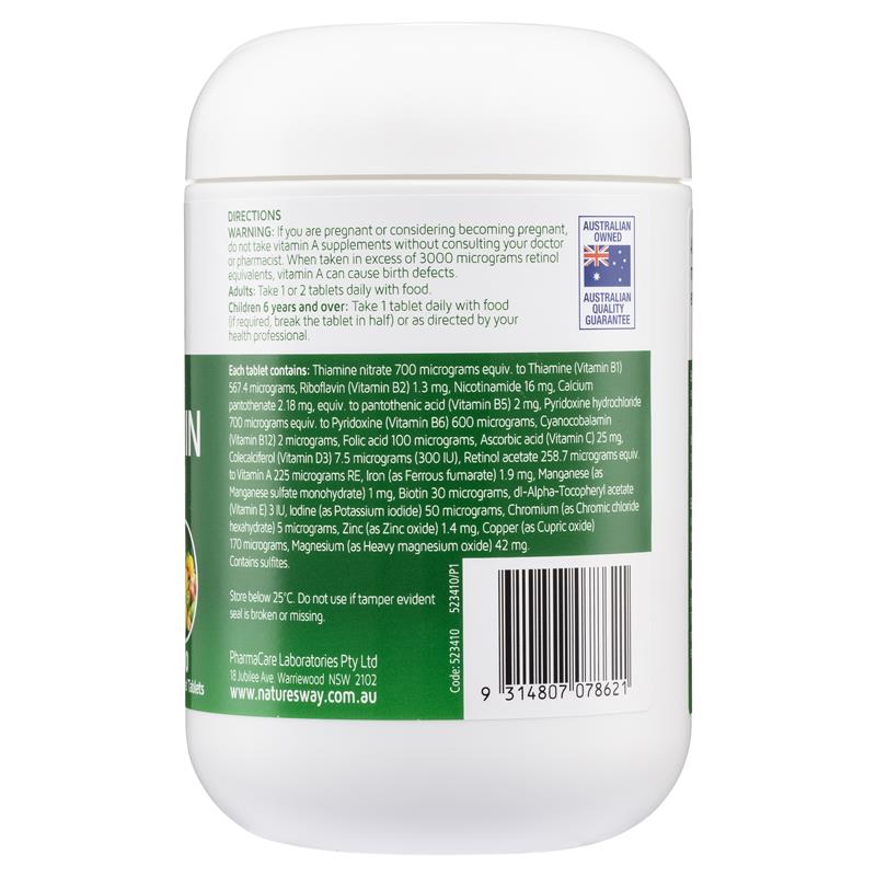 Nature's Way Complete Daily Multivitamin 200 Viên 