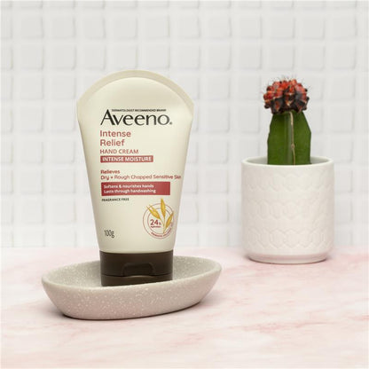 Kem dưỡng da tay không mùi Aveeno Intense Relief Soothing 100g 