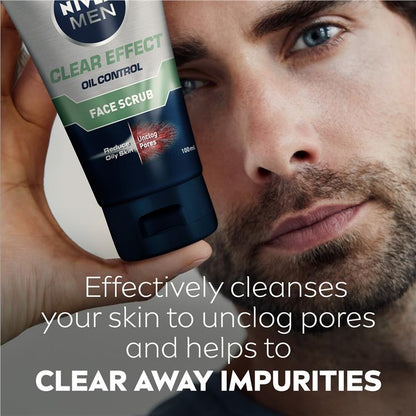 NIVEA MEN Clear Effect Acne Defense Face Scrub 100ml