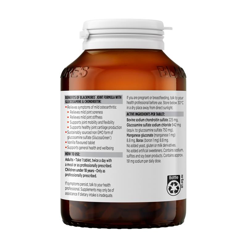 Blackmores Joint Formula Mild Arthritis Relief 120 Tablets