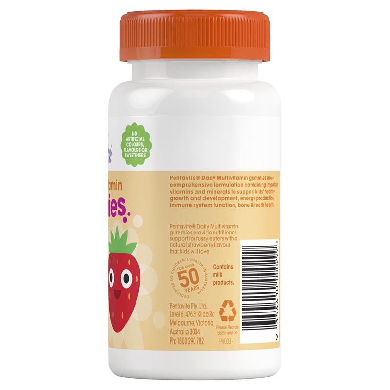 Kẹo dẻo bổ sung vitamin tổng hợp Pentavite Daily Multivitamin Kids 60 viên 