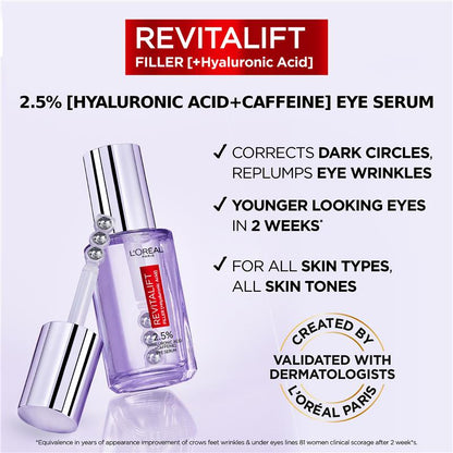 L'Oreal Paris Revitalift Filler Eye Serum 20ml