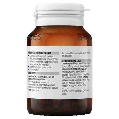Viên uống hỗ trợ ngủ ngon Blackmores Fall Asleep 60 viên 