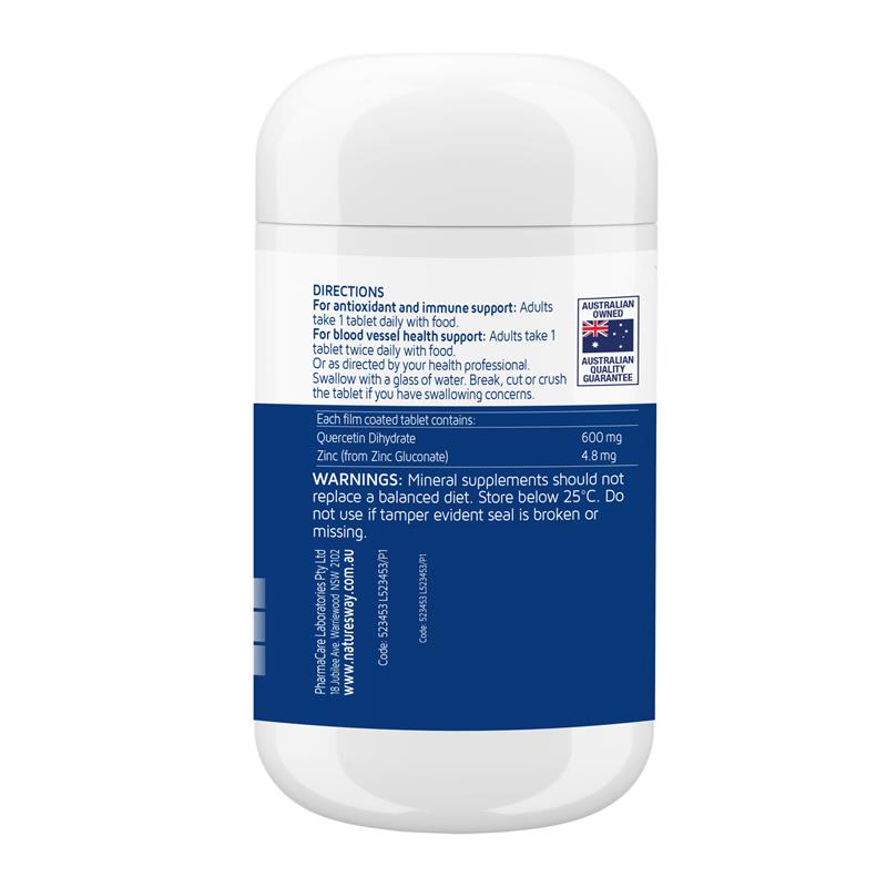 Nature's Way Quercetin + Immune Defence 30 Viên 