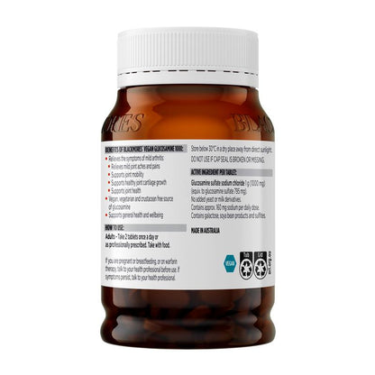 Blackmores Vegan Glucosamine 100mg Joint Health 200 Viên 