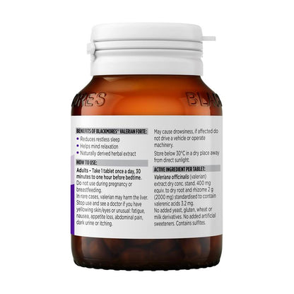 Blackmores Valerian Forte 睡眠支持维生素 60 片