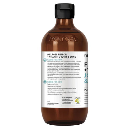 Melrose Omega Fish Oil + Vitamin D Joint & Bone 500ml