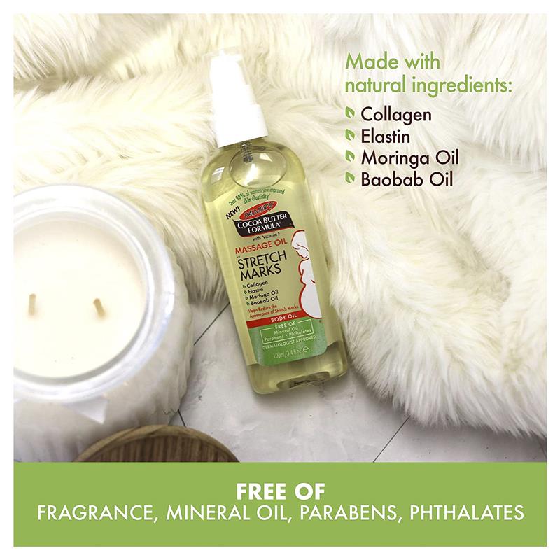 Dầu massage bơ ca cao Palmer's trị rạn da 100ml 