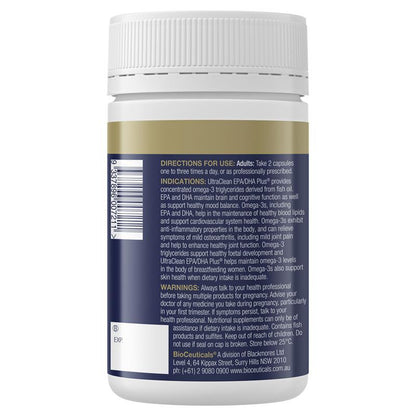 BioCeuticals UltraClean EPA/DHA Plus® 120粒胶囊