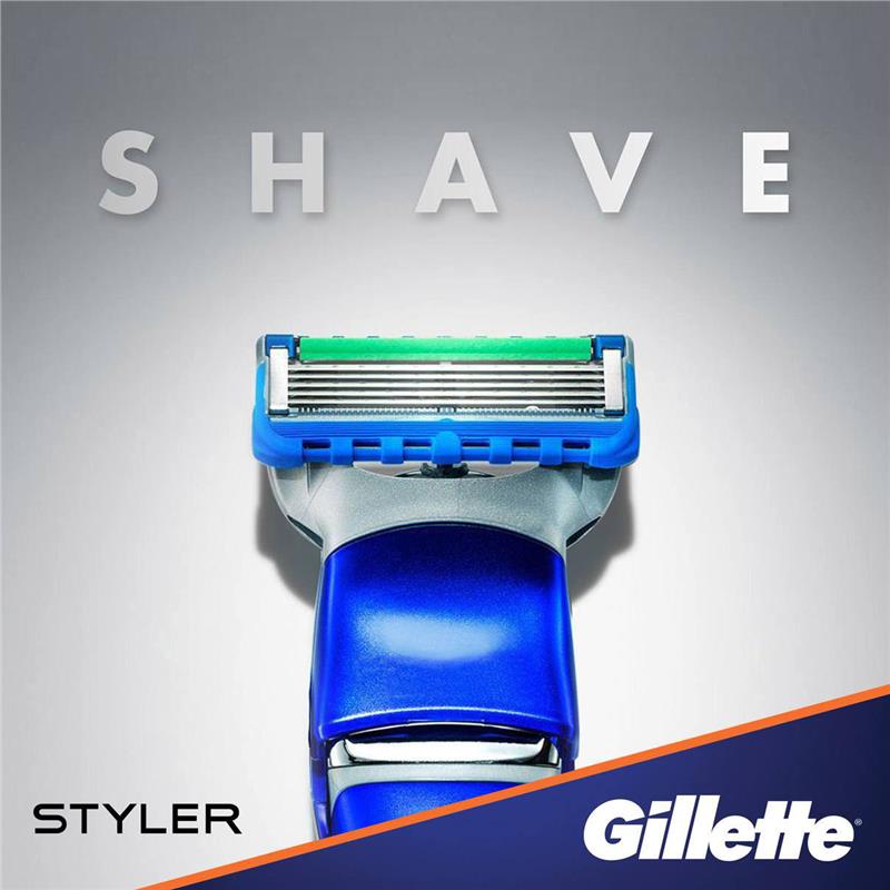 吉列 Fusion ProGlide Power Styler 剃须刀 1 件装