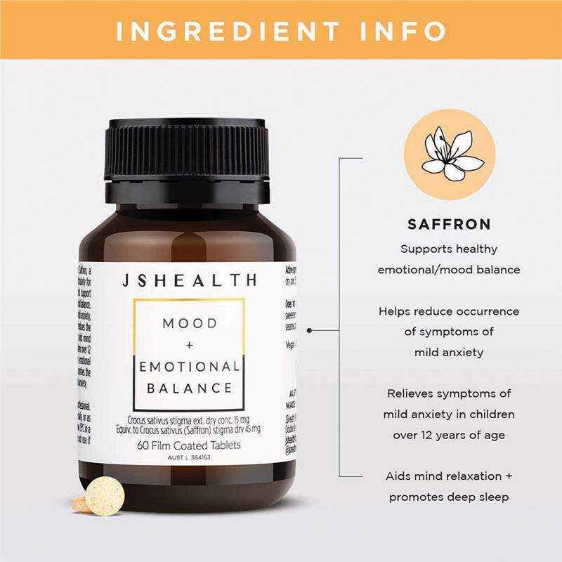 JSHEALTH 情绪+情感平衡 60 片