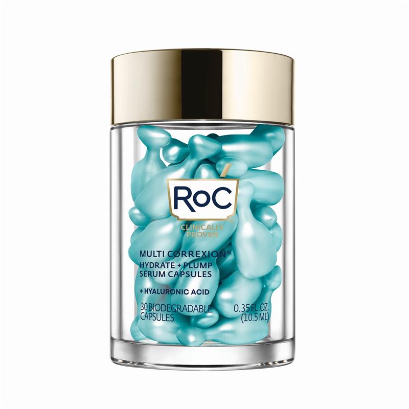 Viên nang huyết thanh dưỡng ẩm RoC Multi Correxion Hydrate &amp; Plump Night 30 viên 