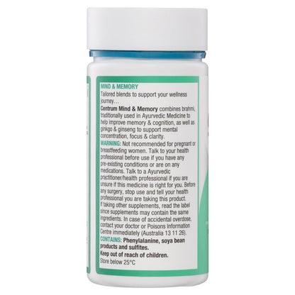 Centrum Mind & Memory 100 Capsules