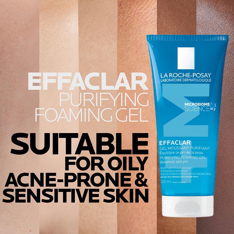 Gel tạo bọt La Roche Posay Effaclar +M 200ml 