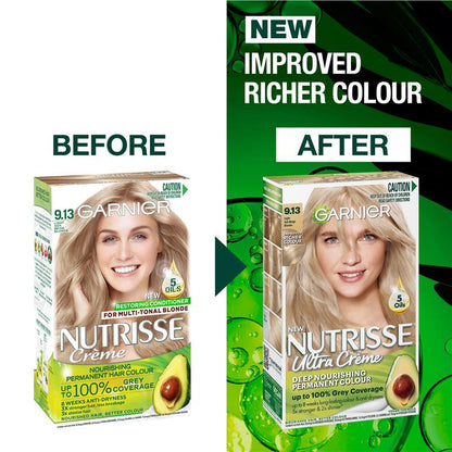 卡尼尔 Nutrisse Pearly Blondes 9.13 浅灰米金色