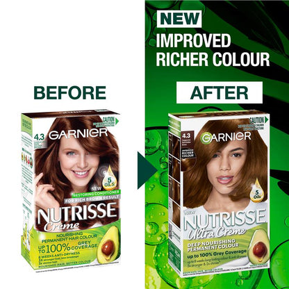 卡尼尔 Nutrisse 4.3 卡布奇诺 深金棕色