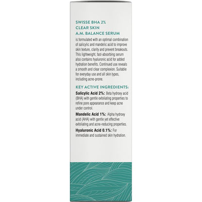 Swisse Skincare BHA 2% Clear Skin AM Balance Serum 30ml