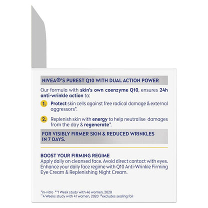 NIVEA Q10 Anti-Wrinkle Firming Day Cream SPF30 50ml