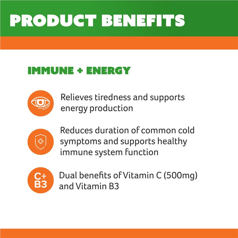 Cenovis Chewable Immunity &amp; Energy 60 Viên 