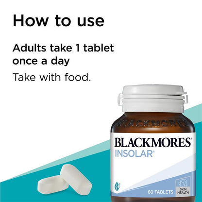 Blackmores Insolar Skin Health Vitamin B3 60 Tablets