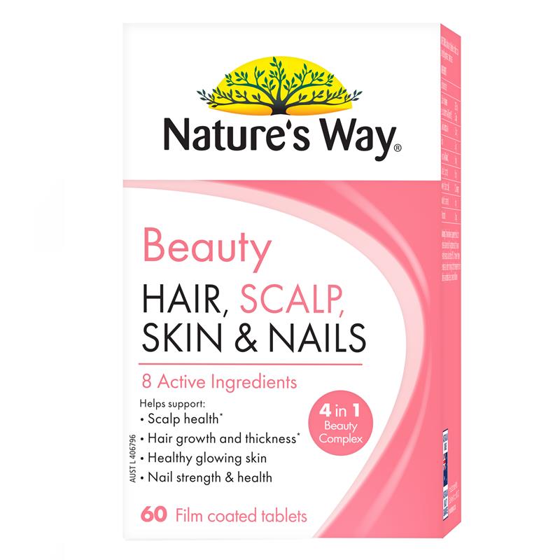 Nature's Way Beauty Hair Scalp Skin &amp; Nails 60 Viên 