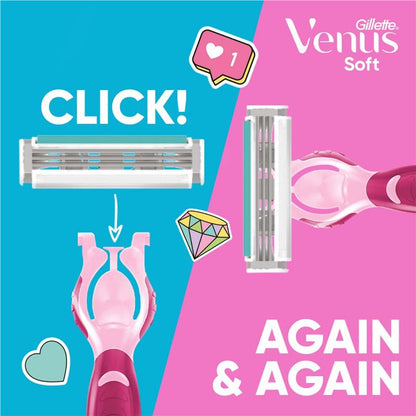 Dao cạo râu Gillette Simply Venus Hybrid 4Up 
