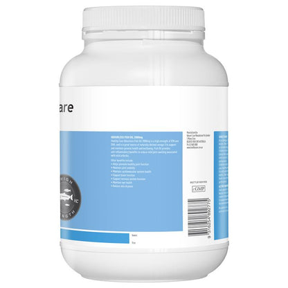 Healthy Care Odourless Fish Oil 2000mg 400 Soft Capsules