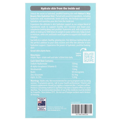Nature's Way Beauty Skin Hydration Shot 10 x 50ml