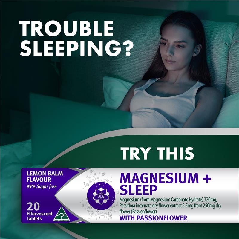 Viên sủi bổ sung Magiê + Giấc ngủ Nature's Own 20 viên 