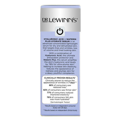Huyết thanh Dr. LeWinn's Serum Acid Hylauronic + Waterin Plus Hydrate 30ml 