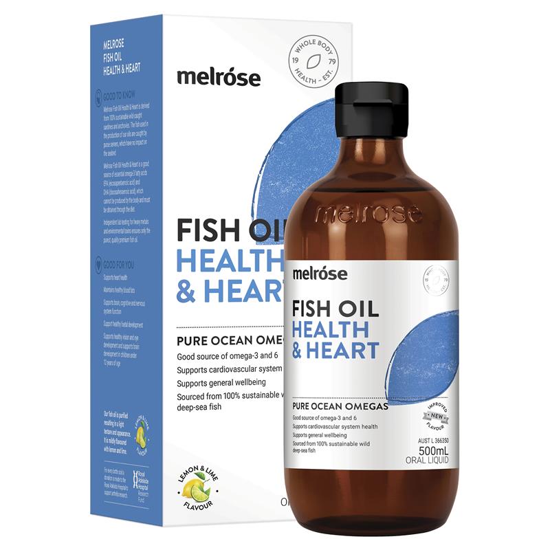 Dầu cá Melrose Omega tốt cho sức khỏe và tim mạch 500ml 