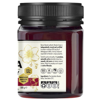 Barnes Naturals 澳大利亚麦卢卡蜂蜜 MGO 850+ 500克