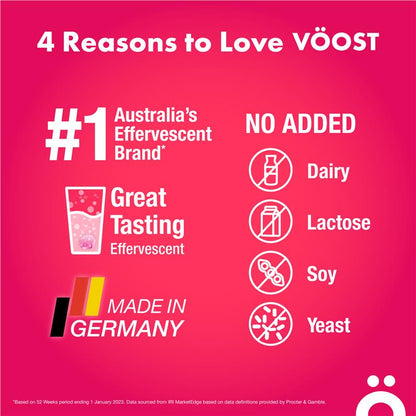 Voost Energy Raspberry Effervescent Tablets 20 Pack