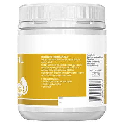 Dầu hạt lanh Healthy Care Super 1000mg 200 viên nang 
