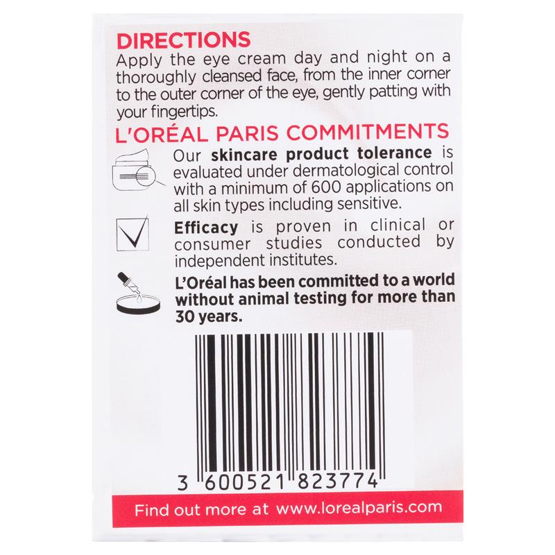 L'Oreal Paris Revitalift Hydrating Eye Cream 15ml