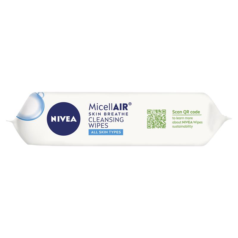 NIVEA Daily Essentials 可生物降解胶束清洁湿巾 25 片装