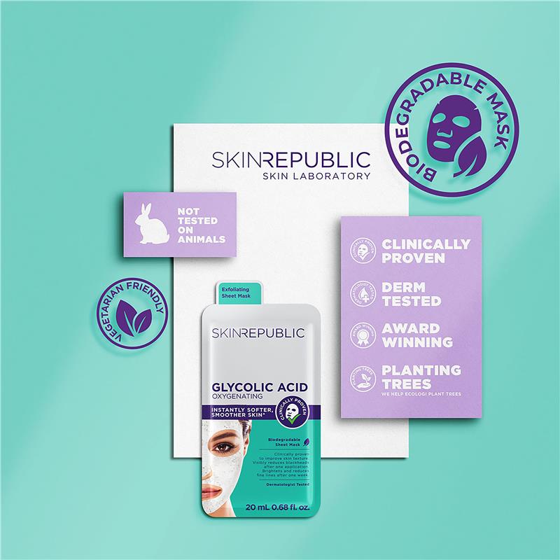 Skin Republic 乙醇酸补氧面膜 20ml 